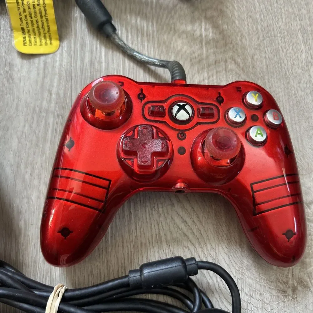 Xbox 360 Third Party Wired Controller Lot Of 4 Marvel Disney Infinity UNTESTED